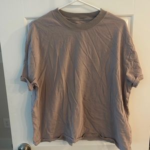 Abercrombie Essential Easy Tee Grey Large